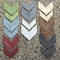 Ekena Millwork 13"W x 16"H x 3/4"D Vintage Farmhouse 3 1/2" Chevron, Barnwood Decor Collection, Driftwood Blue DECR13X16X075CHVBU - alternate 7